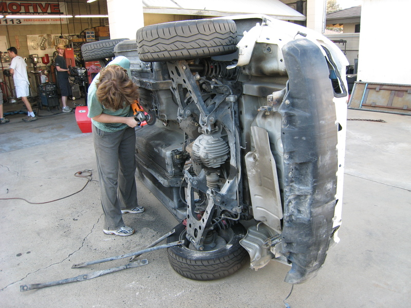 Illustration for article titled Eyesore Racing's Ghettocharged Miata Fears No Turbocharged Peugeot Surrender Monkeys!